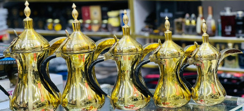 "دله قهوه رسلان اصل سوریه – ست ۵ تایی لوکس و سنتی