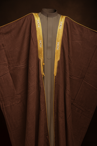 عبا مردانه بشت قهوه ایی چهار فصل | استایل مدرن و لوکس