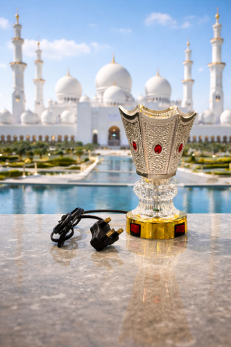 بخور سوز برقی نقرهای امارات _ مدرن،شیک،لوکس