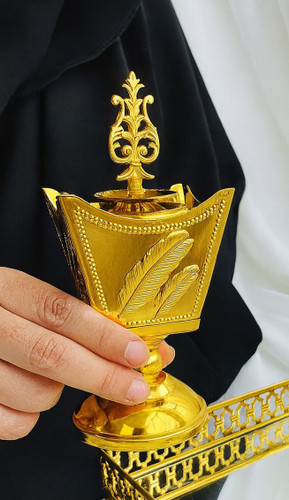 بخورسوز طلایی شیک و لوکس